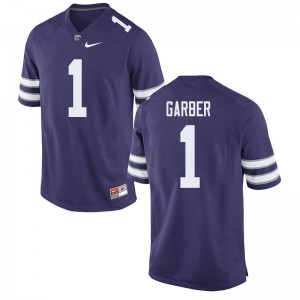 Mens Kansas State Wildcats Keenan Garber #1 Official Purple Jerseys 430915-262