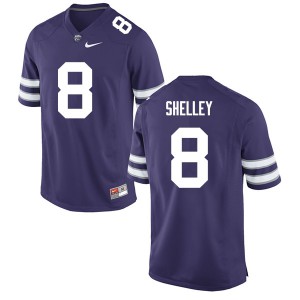 Mens Kansas State Wildcats Duke Shelley #8 High School Purple Jersey 788208-684