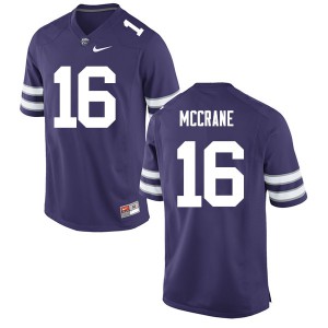 Men's Kansas State Wildcats Matthew McCrane #16 Purple NCAA Jerseys 570536-454