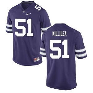 Men's Kansas State Wildcats Tom Killilea #51 Purple College Jersey 806157-803
