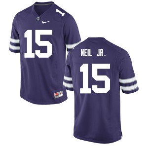 Mens Kansas State Wildcats Walter Neil Jr. #15 University Purple Jersey 319006-169