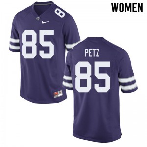 Women's Kansas State Wildcats Riley Petz #85 Purple University Jerseys 359094-639