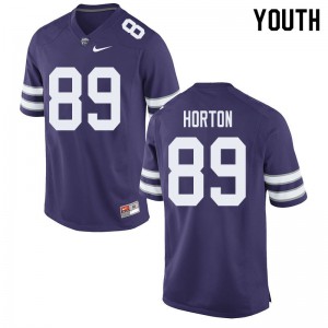 Youth Kansas State Wildcats C.J. Horton #89 Player Purple Jersey 503328-194