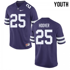 Youth Kansas State Wildcats Gabe Hoover #25 NCAA Purple Jersey 744543-375
