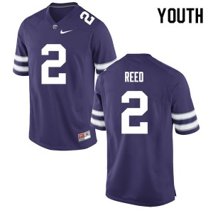 Youth Kansas State Wildcats D.J. Reed #2 Official Purple Jersey 499568-919